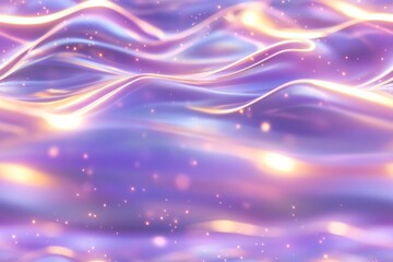 Fototapeta premium Cosmic seamless patterns with photorealistic abstract waves and light