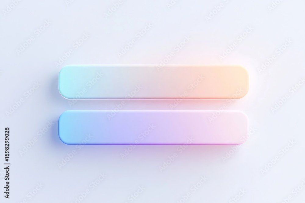 Poster minimalist gradient progress bar design for modern ui