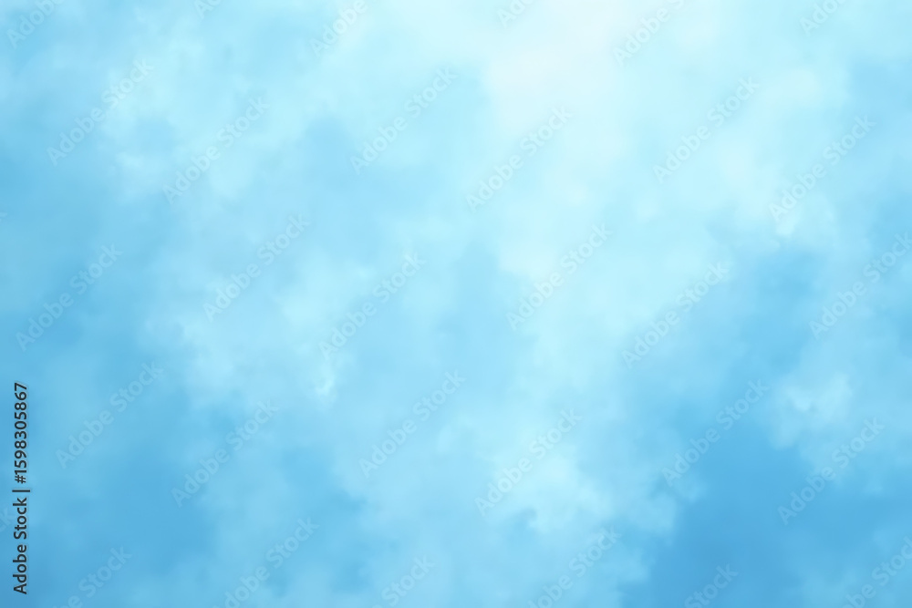 Aufkleber light blue cloudy sky background with soft textures and subtle gradients creating a dreamy atmospher
