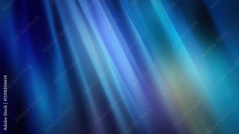 Poster a visually captivating abstract background with flowing blue tones and dynamic light effects for cre