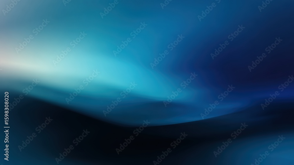 Poster abstract blue wave background with smooth gradients and soft textures for creative design projects.