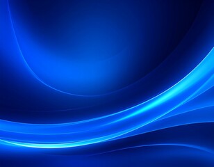 Naklejka premium Abstract blue curves background (1)