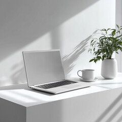 Fototapeta premium laptop in the office