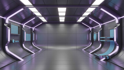 Modern Sci-Fi Setting for Virtual Tech Events