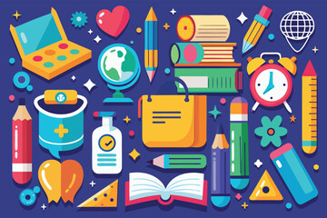  back to school day  vector icon