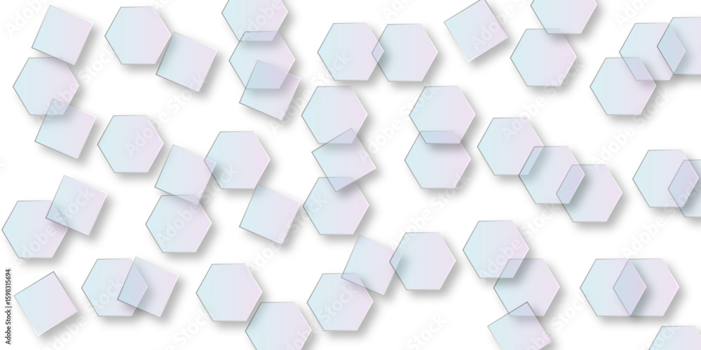 Poster luxury hexagonal abstract black metal background with golden light lines. dark 3d geometric texture 
