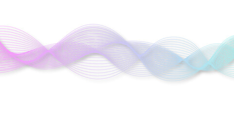 abstract wave element for design pink and white. Design template for cover, business. Abstract dynamic color lines, waves. Vector geometric backgrounds.	