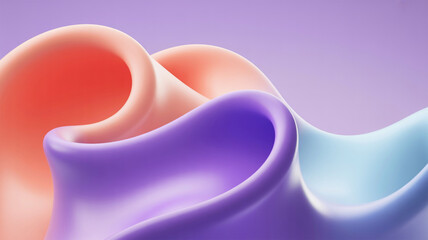 Modern Organic Composition in Pastel Hues