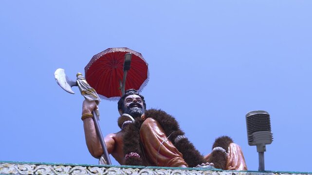 Statue of Lord Parshuram at Kerala Temple &ndash; Avatar of Vishnu