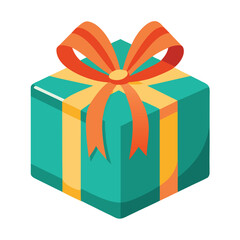 Wrapped Present Vector Illustration ? Cartoon, Clipart and Line Art Design 1.eps