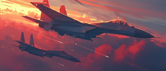  Fighter Jet Flying Through Clouds 
