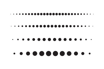 Dotted line icon on white background. flat style. set dotted line icon for your web site design, logo, app, UI. lines and dots symbol. dots sign. 