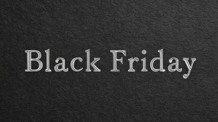 Obraz premium Black Friday is a day when people shop for the best deals