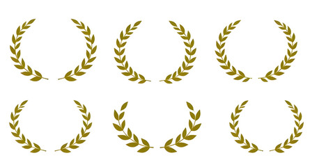 Laurel wreath vector, Victory wreath, Achievement symbol, Honor wreath, Award wreath, Laurel crown, Champion wreath, Wreath icon, Ancient Greece symbol, Roman laurel, Laurel branches, Laurel leaves, W