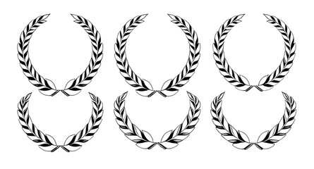 laurel wreath set