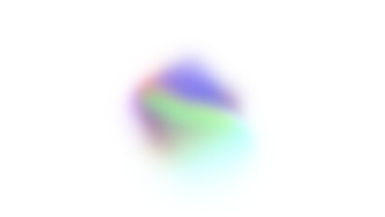 White background prism rainbow gradient abstract overlay. Color spectrum ombre blend. Smooth light transition. Bright glow shimmer flare. Transparent neon holographic blur effect PNG.