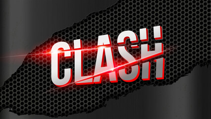 Metallic Modern Clash Bold Typography
