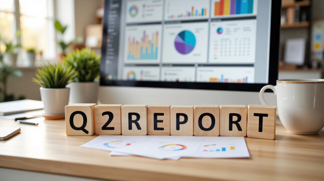 Q2 report provides a detailed quarterly financial performance summary with earnings, revenue, and business metrics for corporate analysis and investor presentations