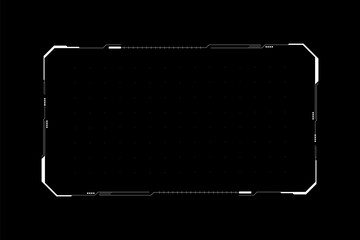 Sci fi futuristic user interface, HUD template frame design, Technology abstract background	