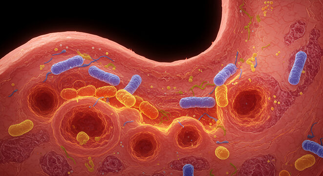 Gastric ulcers co-infected by H pylori and NSAID usage
