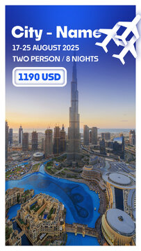 Animated Travel Promo Template | Tourism Commercial Animation and Tour Promotion