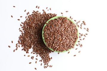 Flax Seeds Rich in Omega-3 fatty acids, with a high level of protein.