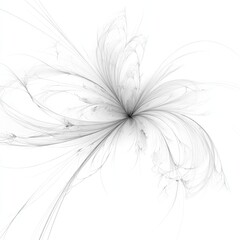 Abstract Floral Design With Intricate Details