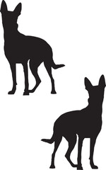 silhouettes of dogs, dog silhouette vector, animal, silhouette, vector, dog, horse, illustration, cat, mammal, pet, animals, nature, farm, black, art, cartoon, icon, wild, running, deer, design, silho