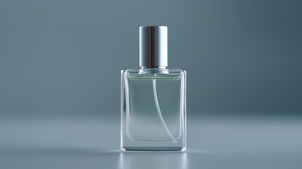 Perfume advertisement, bottle and minimalism: Perfume bottle isolated in center of frame, negative space all around, soft lighting with gentle shadows, minimalist documentary style --ar 16:9