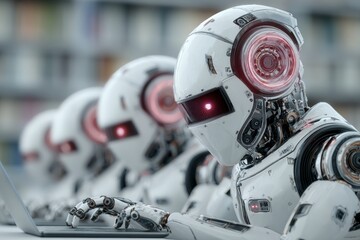 Children learn with robots in innovative library setting. Emotional intelligence. Sel's role in shaping future economies highlighted in new economic report. Growth potential.