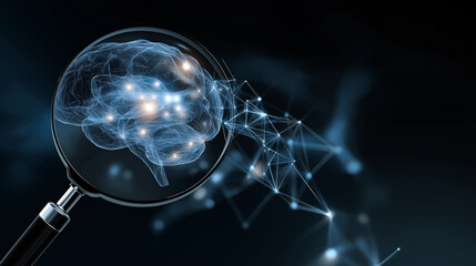 Retrieval Augmented Generation. A glowing vector search graph linked to AI technology