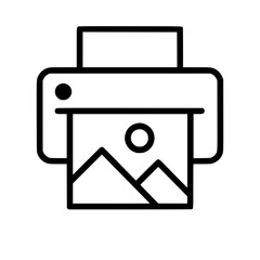 Printer Icon Printing Image
