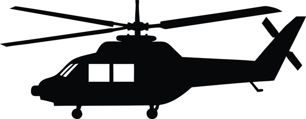 Silhouette of a Helicopter in Flight new 2025 trendy