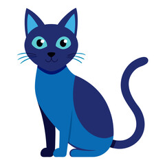 Obraz premium a cat on a white background