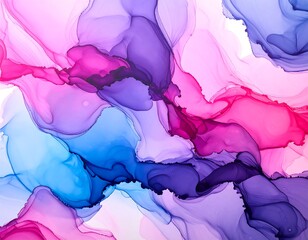 Abstract fluid art. Vibrant colors (1)