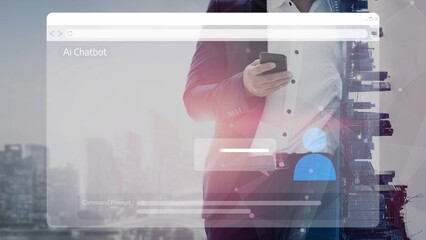 AI Virtual Assistant Artificial Intelligence Chatbot Controlled by Prompt Engineering for...