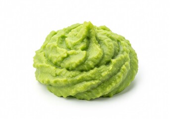 Wasabi on white background isolated