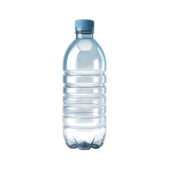 Fototapeta premium Clear plastic bottle filled with dark liquid isolated on transparent background