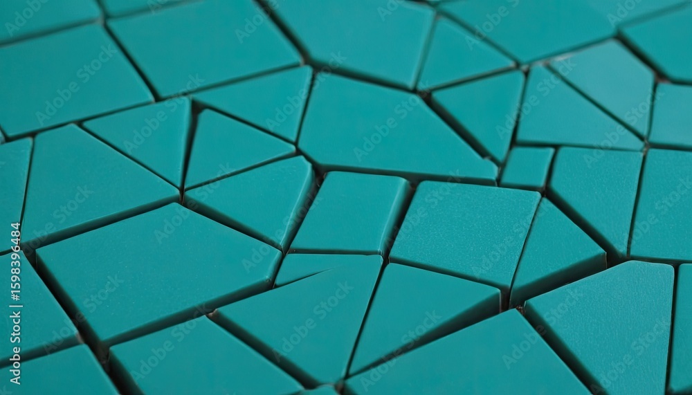 Poster 3d rendering low poly geometric surface computer generation abstract iridescent waving backdrop 5