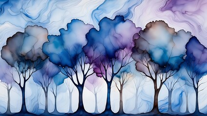 blue watercolor background