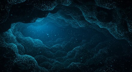 The mesmerizing frame of the underwater tunnel