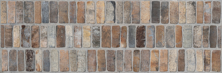 Textura de ladrillos artesanales inspirada en materiales naturales para usos creativos y técnicos