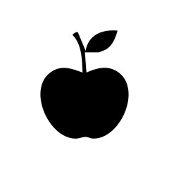 red apple isolated on white