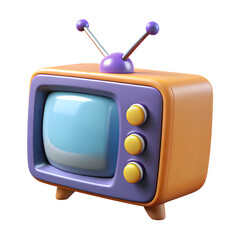 retro tv vector illustration