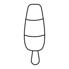 Ice cream vector icons. Waffle cone illustration sign. Ice lolly symbol. Frozen juice logo.