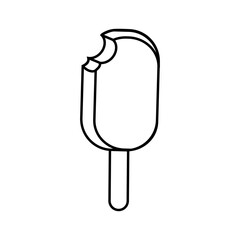 Ice cream vector icons. Waffle cone illustration sign. Ice lolly symbol. Frozen juice logo.