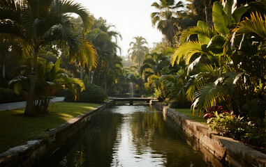 palm tree in the park
