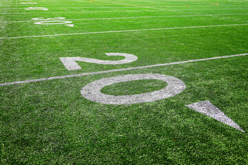 Twenty 20 Yard Marker for American Football on Field for Competition