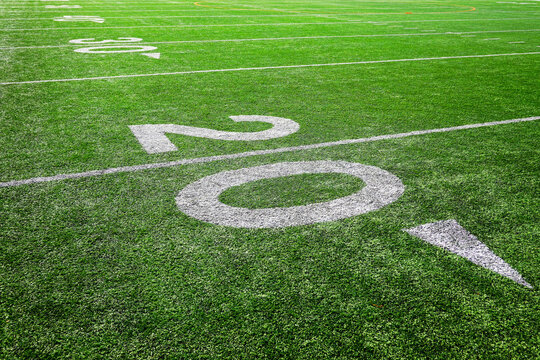 Twenty 20 Yard Marker for American Football on Field for Competition