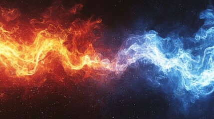 Fiery and frosty clash